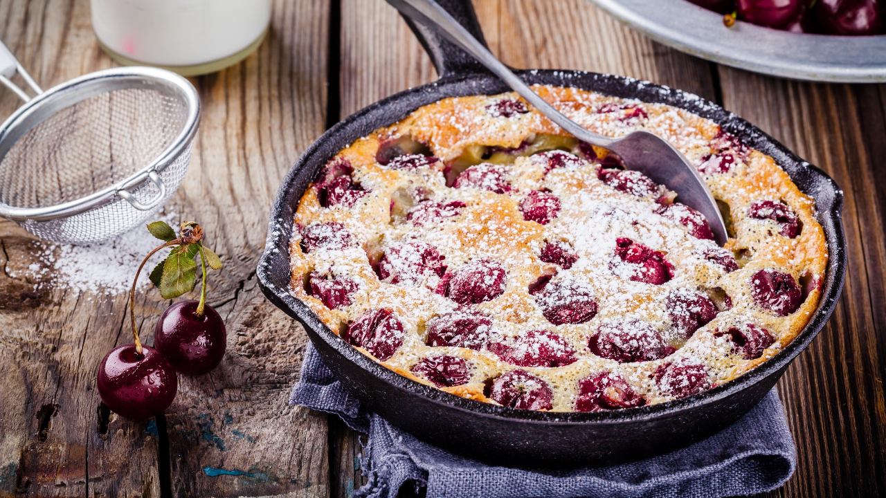 5. Clafoutis aux cerises (Cherry Clafoutis)